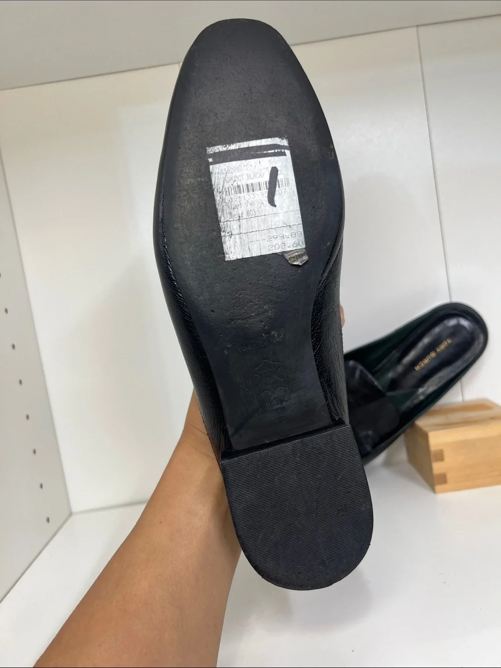 🔥 Tory Burch Leather Jessa Loafer Mules women size 9 EUC